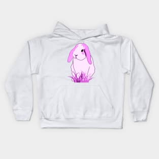 Cute Pink Bunny Rabbit Kids Hoodie